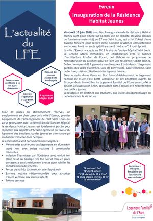 Evreux Inauguration Rés Habitat Jeunes