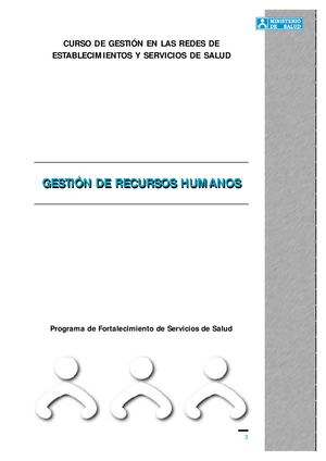 Gestion Recursos Humanos