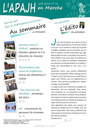 Bulletin 76 Apajh Creuse