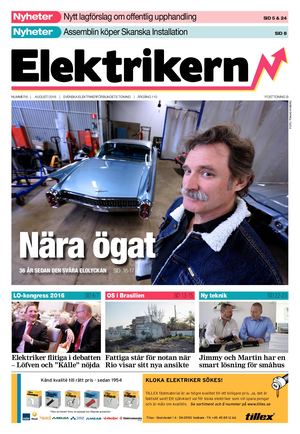Tidningen Elektrikern Nummer 6, 2016