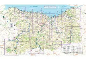 Carte Calvados à Vélo 2018