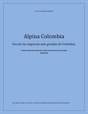 Alpina Colombia.