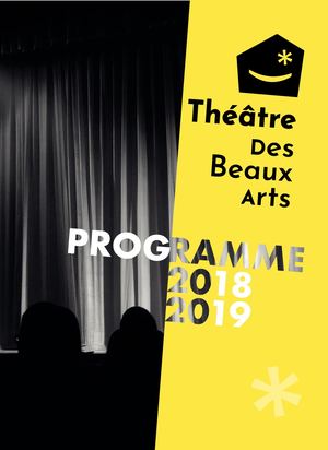 Programme Théâtre des Beaux Arts 2018-2019