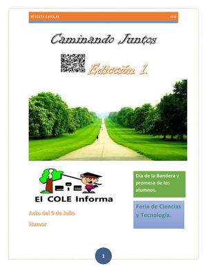 Revista Escolar Caminando Juntos