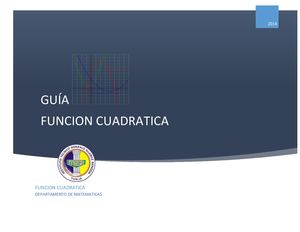 1 Guia Funcion Cuadratica