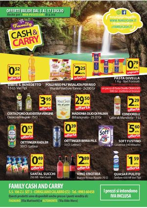 Volantino Family Cash and Carry N° 20 Luglio 2018