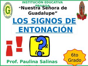 Signos De Entonación