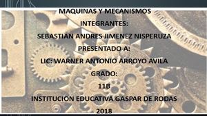 Maquinas Y Mecanismos