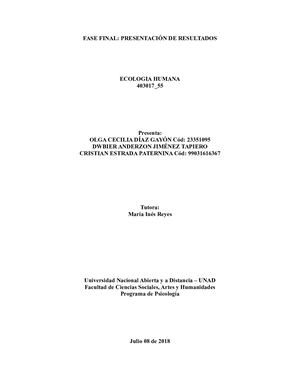 Taller Fase 3 Ecologia Olga Díaz