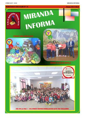 Periodico Ceip Miranda 2017 2018