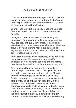 Carla Una Niña Singular