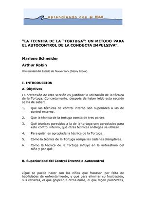 La Tecnica De La Tortuga