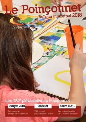 Le Poinconnet Bulletin Municipal 2018