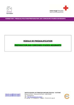 Prequalification Deas 2018