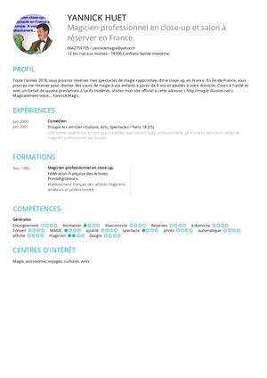 Cv Yannick Huet