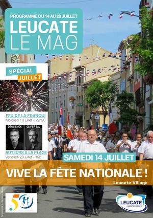 LEUCATE LE MAG du samedi 14 au vendredi 20 juillet 2018