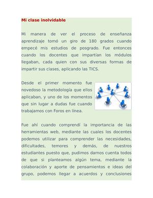 Mi Clase Inolvidable