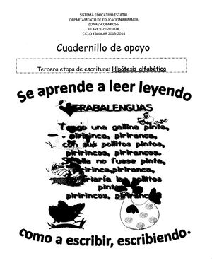 Ejercicio Hipotesis Alfabetica # 2  2018