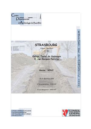 STRASBOURG, Collège Fustel de Coulanges (d)