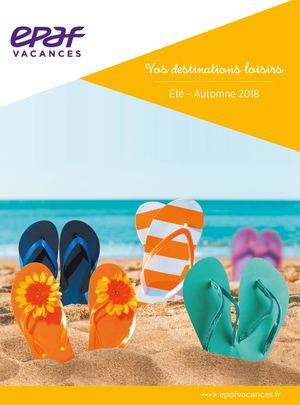 Catalogue vacances loisirs été/automne 2018