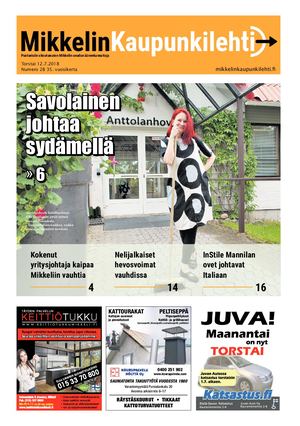 Mikkelin Kaupunkilehti 28/2018