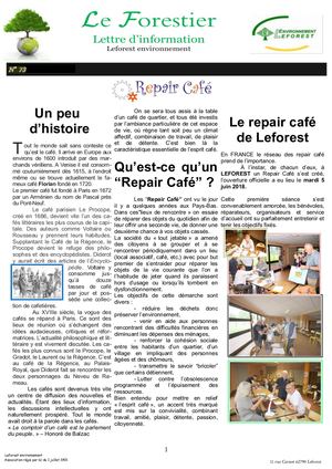 Leforestier Repair Café