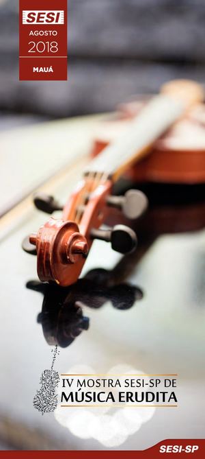 Agenda Sesi Mauá Agosto 2018