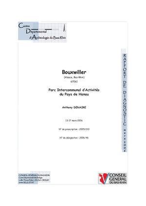 BOUXWILLER, Parc intercommunal d'activités (d)