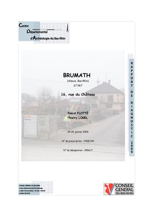 BRUMATH, 16 rue du Château (d)