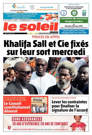 edition Du 12 Juillet 2018