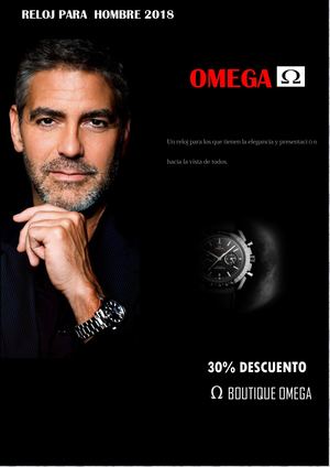Catalogo 2018 Omega Reloj Para Hombre 1