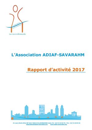 Rapport D'activité 2017