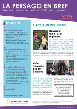 PERSAGO EN BREF MAI JUIN 2018