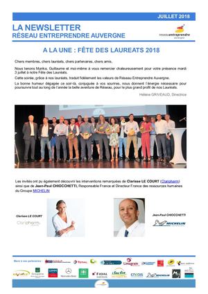 Newsletter Juin Juillet 2018 Dv