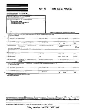 NY UCC1 Filing