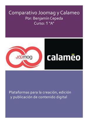 Comparativo Calameo Y Joomag