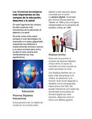 Los 10 Avances Tecnológicos Más Importantes En Los Campos De La Educación