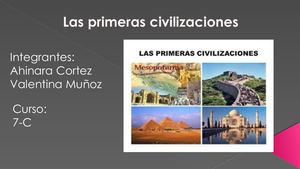 2primeras Civilizaciones Ahinara