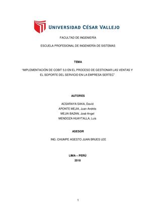 Informe Final De Gobierno