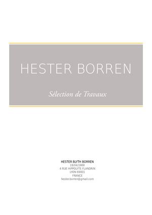 Book de Hester Borren