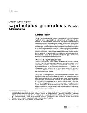 03los Principios Generales Del Derecho Administrativo Christian Guzmán Napurí