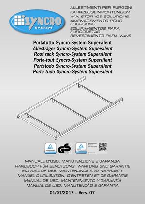 Libretto Istruzioni Portatutto Supersilent