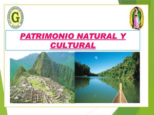 Patrimonio Natural Y Cultural