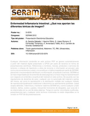 Anexo 5 Enfermedad Inflamatoria Intestinal ¿Qué Nos Aportan Las