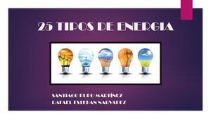 Tipos De Energia