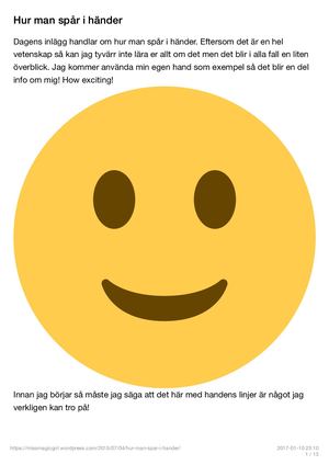 Hur Man Spår I Händer- Magi- Mystik Och Det Okända