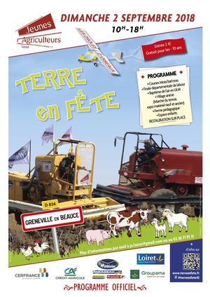 Programme de TERRE EN FÊTE 2018 à Greneville-en-Beauce