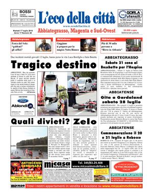 L'eco della città del 17 luglio 2018