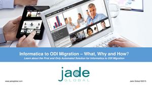 Informatica To Odi Migration What Why And How Informatica To Oracle Data Integrator (Odi) Conversion