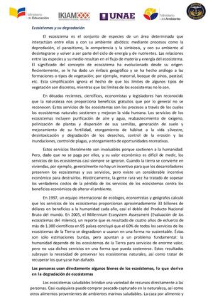 Lectura Ecosistemas Y Su Degradación